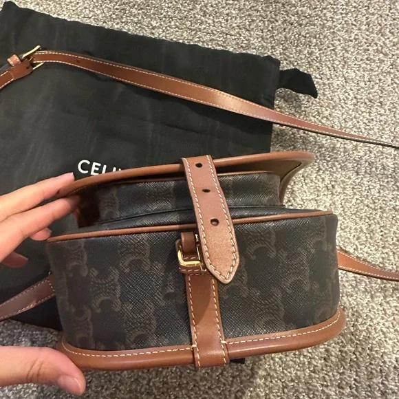 Celine triomphe folco crossbody bag - Picture 5 of 8